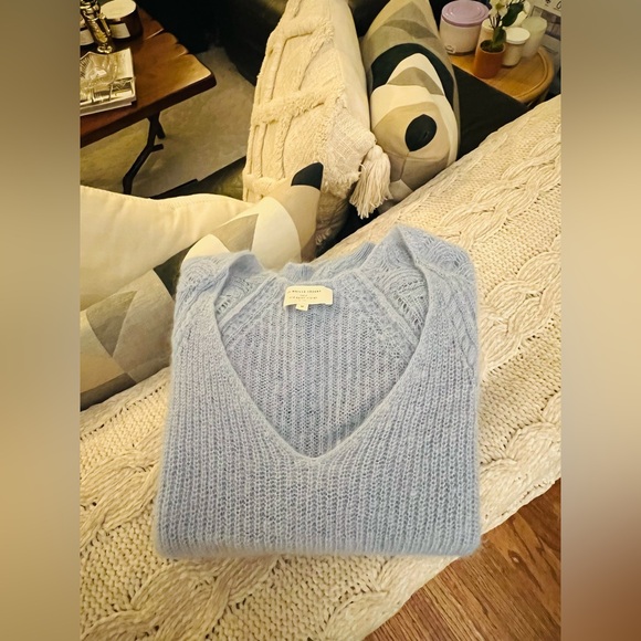 La Maille Sezane Diane Jumper in Light Blue size M ✨ - Picture 8 of 9